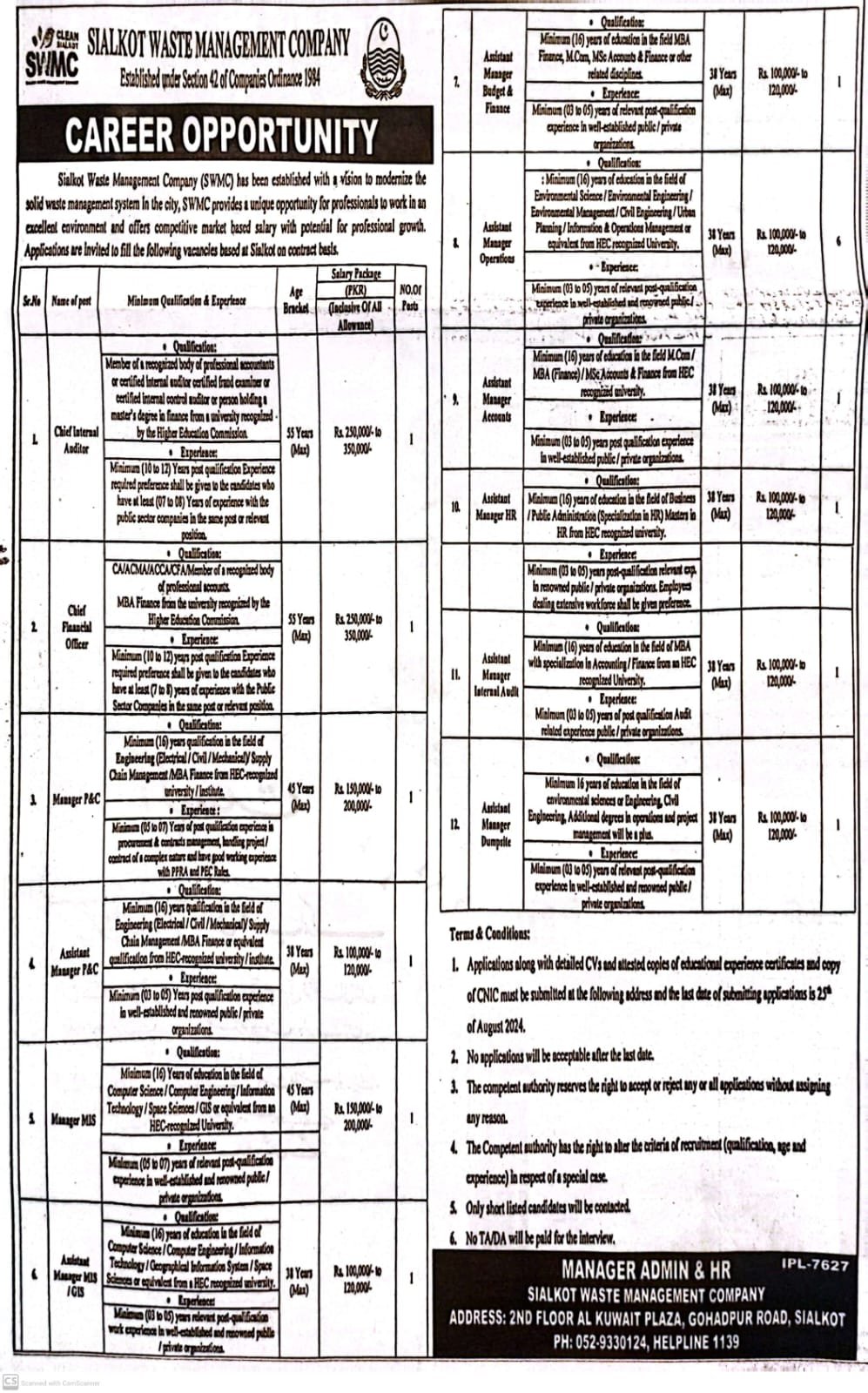 Chief Interanl Auditor